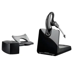Plantronics® CS530 Wireless Headset System With HL10 Lifter, Black/Gray/Silver