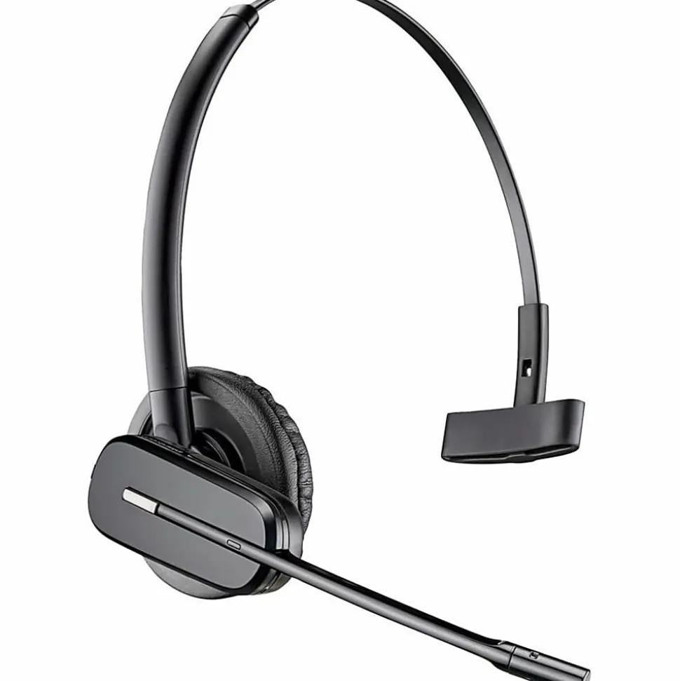 Plantronics® CS540 Wireless Office Phone Single-Ear Headset, Black/Silver