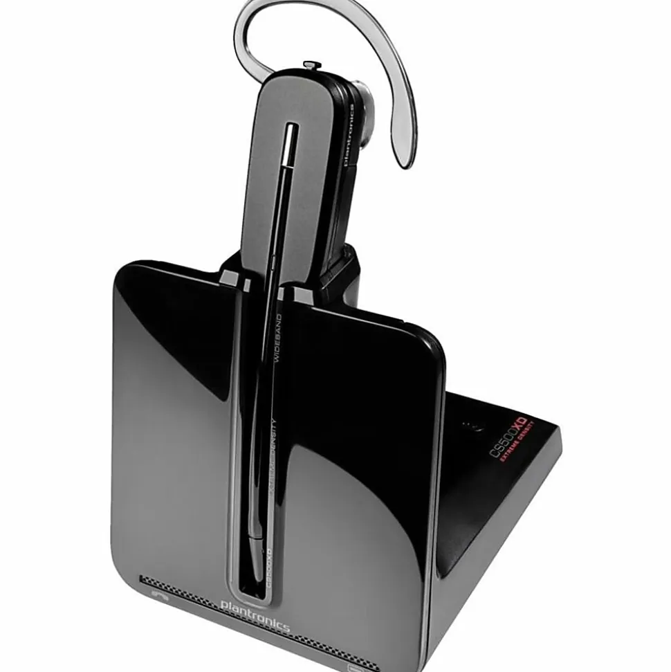 Plantronics® CS540 Wireless Office Phone Single-Ear Headset, Black/Silver