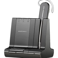 Plantronics® Savi™ 740 Wireless Headset System, Black/Silver