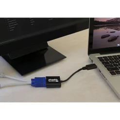 Plugable DisplayPort to VGA Adapter - Active DP/DP to VGA Converter - Compatible with Desktops, Projectors, PC with DP  - DPMVGAF