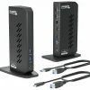 Plugable Dual 1080p HDMI Universal Docking Station for USB-C & USB 3.0 Laptop - 10 Ports, Windows/ChromeOS Plug & Play, macOS Driver Required