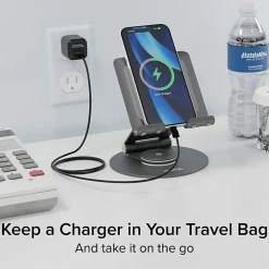 Plugable GaN USB C Charger Block, 30W Portable Charger - Foldable Prongs, PPS USBC Fast Charger  - PS30C1B
