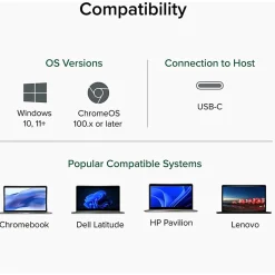 Plugable 11-in-1 USB-C Hub 100W USB-C Pass-through, Laptop Docking Station Dual Monitor with 4K 60Hz HDMI - USBC11IN1E