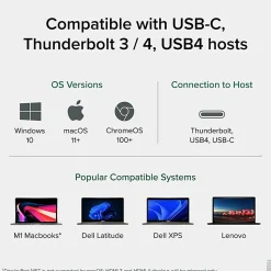 Plugable Plugable USB-C Quad HDMI Docking Station -  - UD3900C4