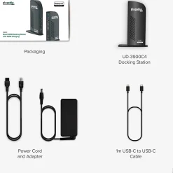 Plugable Plugable USB-C Quad HDMI Docking Station -  - UD3900C4