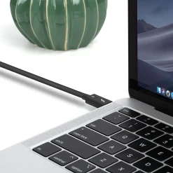 Plugable Thunderbolt 3 Cable 40Gbps Supports 100W (20V, 5A) Charging, 2.6ft / 0.8m, TBT340G80CM