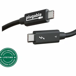 Plugable Thunderbolt 4 Cable [Thunderbolt Certified], TBT440G2M