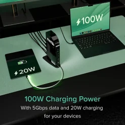Plugable USB-C Triple Display Docking Station with Charging Support Power Delivery - UDULTCDL