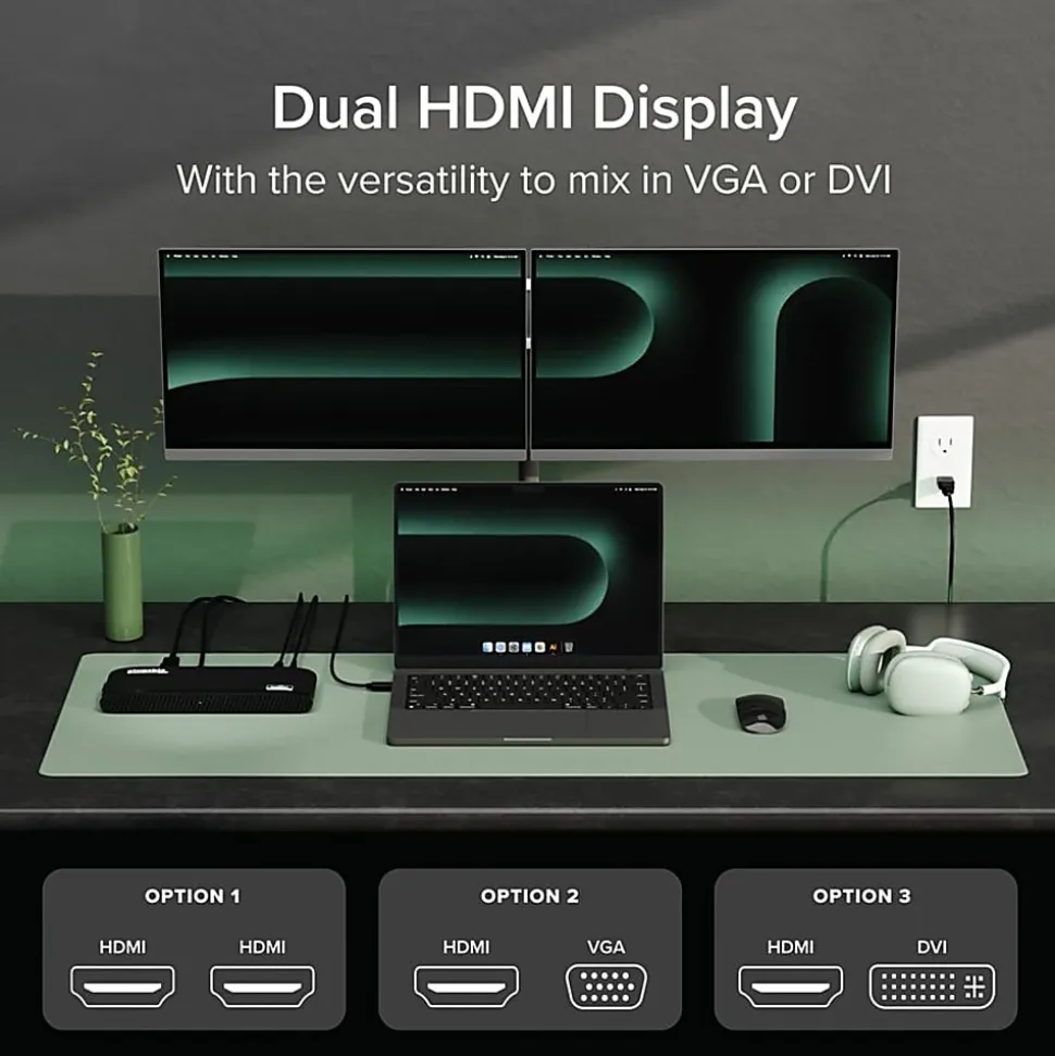 Plugable USB 3.0 Universal Laptop Docking Station - UD3900H