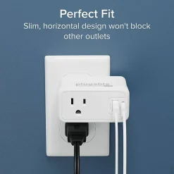 Plugable Wall Outlet Extender with 1x USB-C and 1x USB, 32W USB C Charger Block - USBC Fast Charger  - PS1CA1