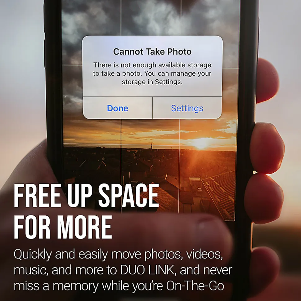 PNY DUO LINK iOS USB 3.2 Dual Flash Drive, 128GB