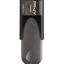 PNY Elite Turbo Attaché 4 USB 3.2 Flash Drive, 256GB, Dark Gray
