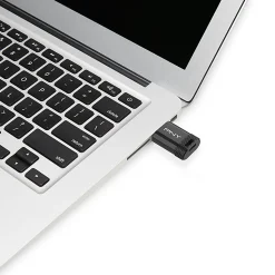 PNY Elite-X Fit Type-C USB 3.2 Flash Drive, 128GB, Black