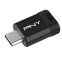 PNY Elite-X Fit Type-C USB 3.2 Flash Drive, 128GB, Black
