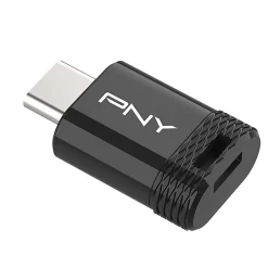 PNY Elite-X Fit Type-C USB 3.2 Flash Drive, 128GB, Black