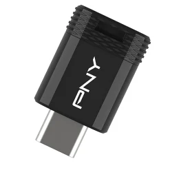 PNY Elite-X Fit Type-C USB 3.2 Flash Drive, 128GB, Black