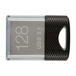 PNY Elite-X Fit USB 3.1 Flash Drive, 128GB, Black/Gray