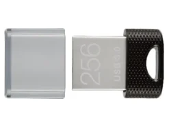 PNY ELITE-X FIT USB 3.1 Flash Drive, 256GB, Black/Gray