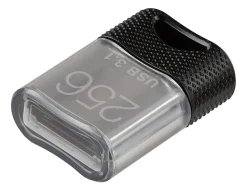 PNY ELITE-X FIT USB 3.1 Flash Drive, 256GB, Black/Gray