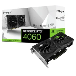 PNY GeForce RTX™ 4060 8GB GDDR6 PCI Express VERTO Dual-Fan Graphics Card DLSS 3