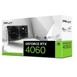 PNY GeForce RTX™ 4060 8GB GDDR6 PCI Express VERTO Dual-Fan Graphics Card DLSS 3