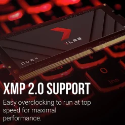 PNY® 3,200 MHz 16GB XLR8 Gaming DDR4 SO DIMM Notebook Memory