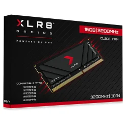 PNY® 3,200 MHz 16GB XLR8 Gaming DDR4 SO DIMM Notebook Memory