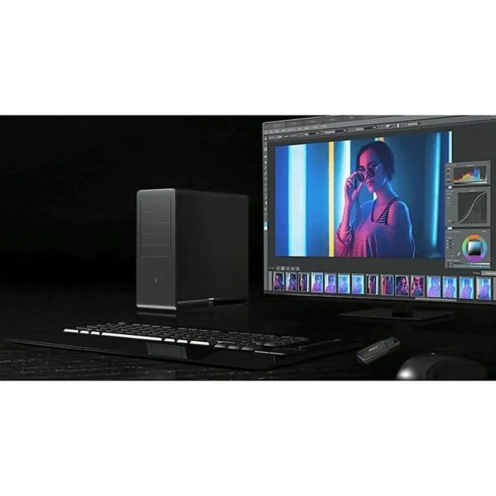 PNY PRO Elite V2 USB 3.2 Gen 2 Flash Drive, 1TB, Black