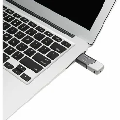 PNY® Turbo Attaché 3 USB 3.2 Flash Drive, 512GB, Silver