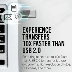PNY® Turbo Attaché 3 USB 3.0 Flash Drives, 64GB, Pack Of 5 Drives
