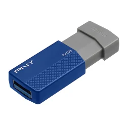 PNY USB 3.0 Flash Drive, 64GB, Assorted Colors