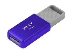 PNY USB 2.0 Flash Drive, 64GB, Assorted