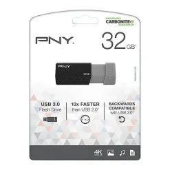 PNY USB 3.0 Flash Drive, 32GB, Assorted Colors