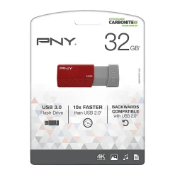 PNY USB 3.0 Flash Drive, 32GB, Assorted Colors