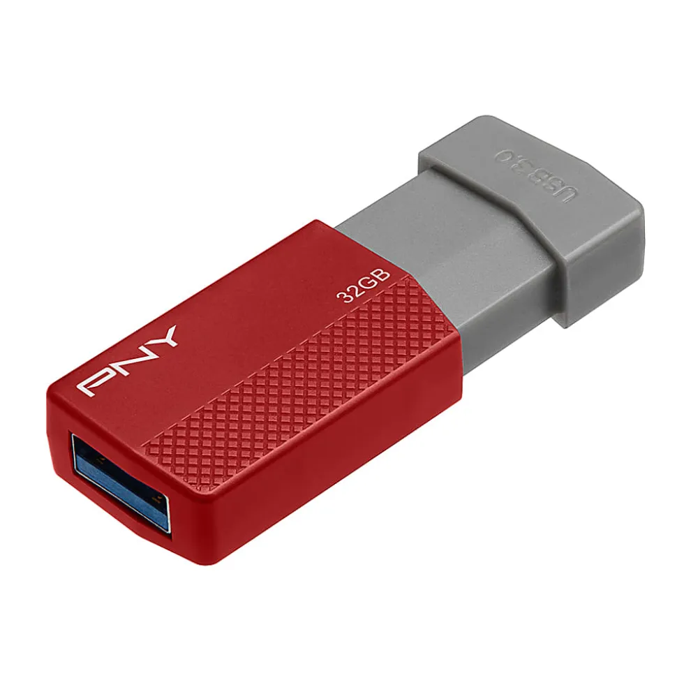 PNY USB 3.0 Flash Drive, 32GB, Assorted Colors