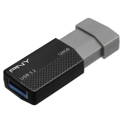 PNY USB 3.2 Flash Drive, 128GB, Black