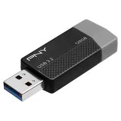 PNY USB 3.2 Flash Drive, 128GB, Black