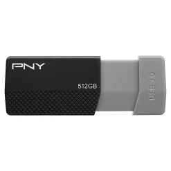 PNY USB 3.0 Flash Drive, 512GB, Black