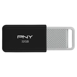 PNY USB 2.0 Flash Drive, 32GB, Black