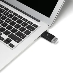 PNY USB 2.0 Flash Drive, 64GB, Black, Total Qty 1