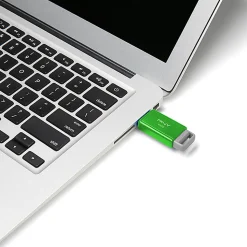 PNY USB 2.0 Flash Drives, 64GB, Pack Of 2 Flash Drives