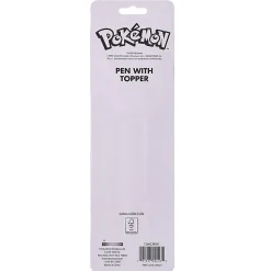 Pokemon 2D Licensed Topper Ballpoint Pen, Medium Point, 0.7 mm, Blue Ink, Quantity 1