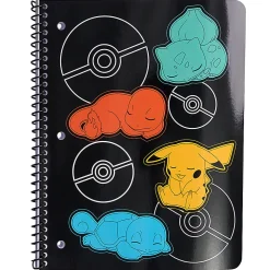 Pokemon Licensed Single Subject Wide Ruled Notebook, 8.5