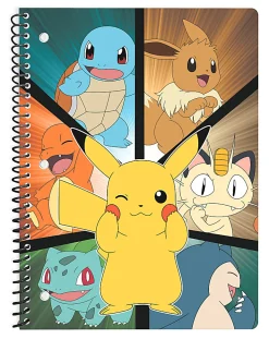 Pokemon Single Subject Wide Ruled Notebook, 70 Sheets