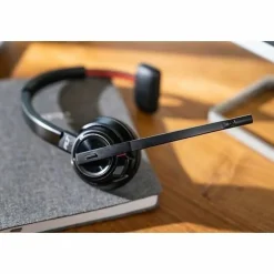 Poly Savi 8200 Office 8210 Headset - Mono - Wireless - Bluetooth/DECT 6.0 - 449.5 ft - 32 Ohm - 20 Hz - 85T30AAABA