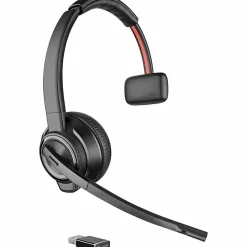 Poly Savi 8200 Office 8210 Headset - Mono - Wireless - Bluetooth/DECT 6.0 - 449.5 ft - 32 Ohm - 20 Hz - 85T30AAABA