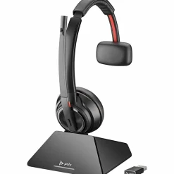 Poly Savi 8200 Office 8210 Headset - Mono - Wireless - Bluetooth/DECT 6.0 - 449.5 ft - 32 Ohm - 20 Hz - 85T30AAABA