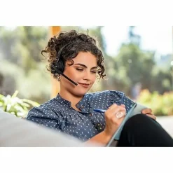 Poly Savi 8200 Office 8210 Headset - Mono - Wireless - Bluetooth/DECT 6.0 - 449.5 ft - 32 Ohm - 20 Hz - 85T30AAABA