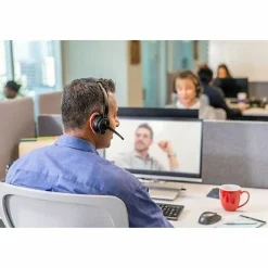 Poly Savi 8200 Office 8210 Headset - Mono - Wireless - Bluetooth/DECT 6.0 - 449.5 ft - 32 Ohm - 20 Hz - 85T30AAABA